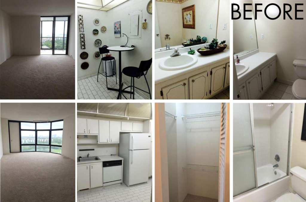 Before: One-Bedroom Apartment Remodel in Miami, Florida